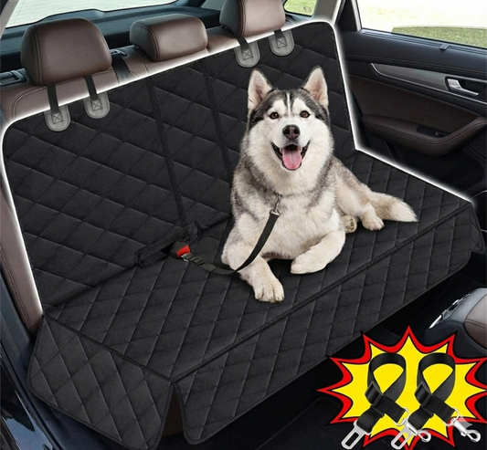 Dog Car Seat Cover – Travel with Your Dog Without Dirt, Scratches or Stress | Waterproof, Non-Slip &amp; Universal Fit